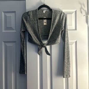 Garage Gray Cropped Top